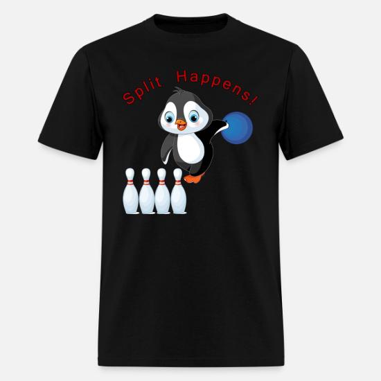 Bowling Penguin' Men's T-Shirt 